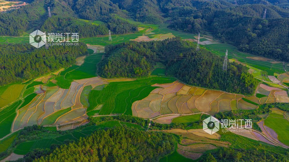 2025年7月15日在江西省吉安市峡江县覆箱峰拍摄的画面。