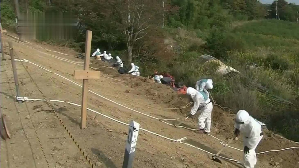 日本福岛去污土壤运至日首相官邸