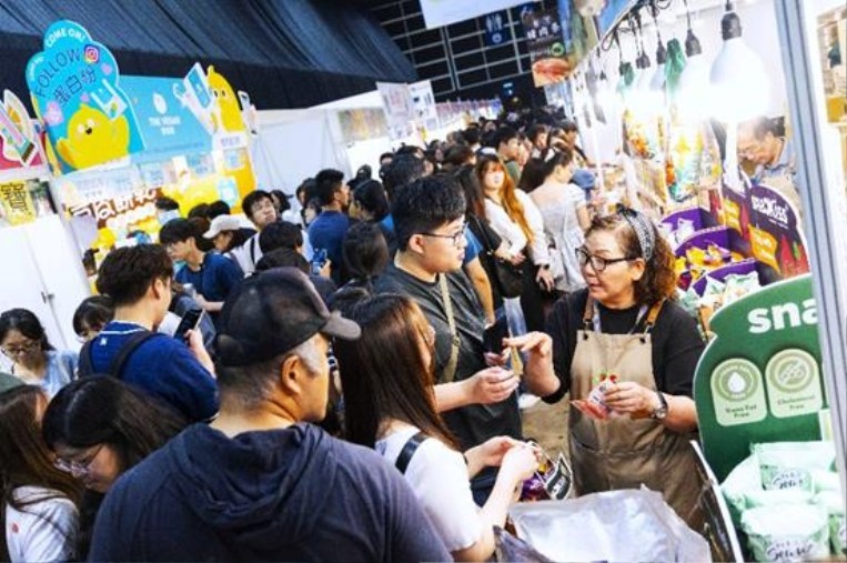 图：零食世界带来超过1300款零食，为入场人士呈献全球美食、经典味道、健康之选，及手工零食等