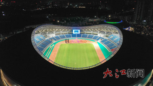 萍乡奥体中心(外景)。