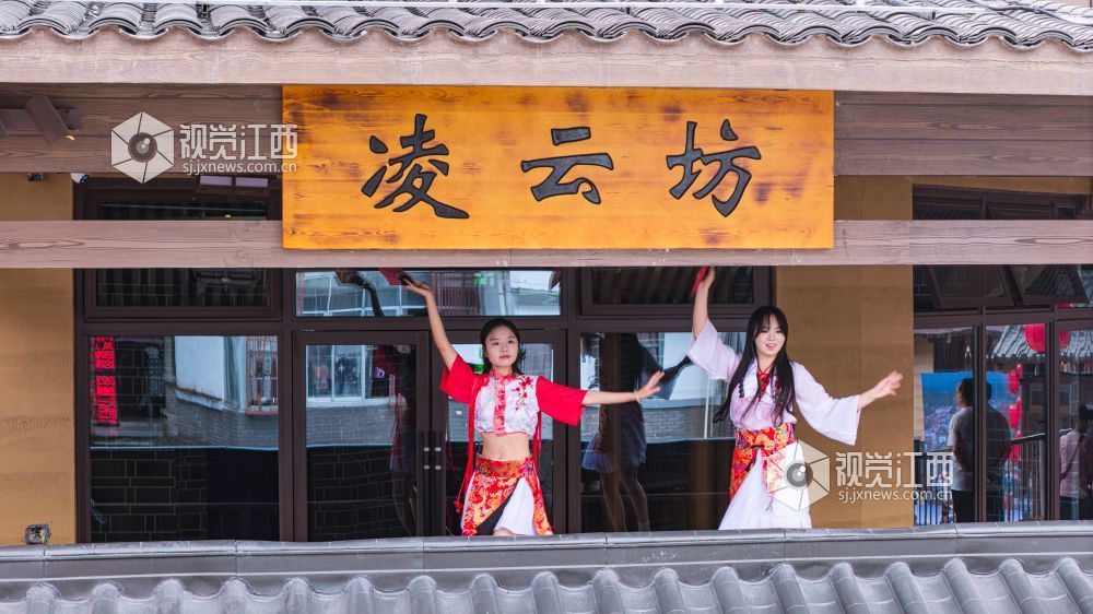 2025年7月19日在江西省井冈山景区凌云街拍摄的画面。