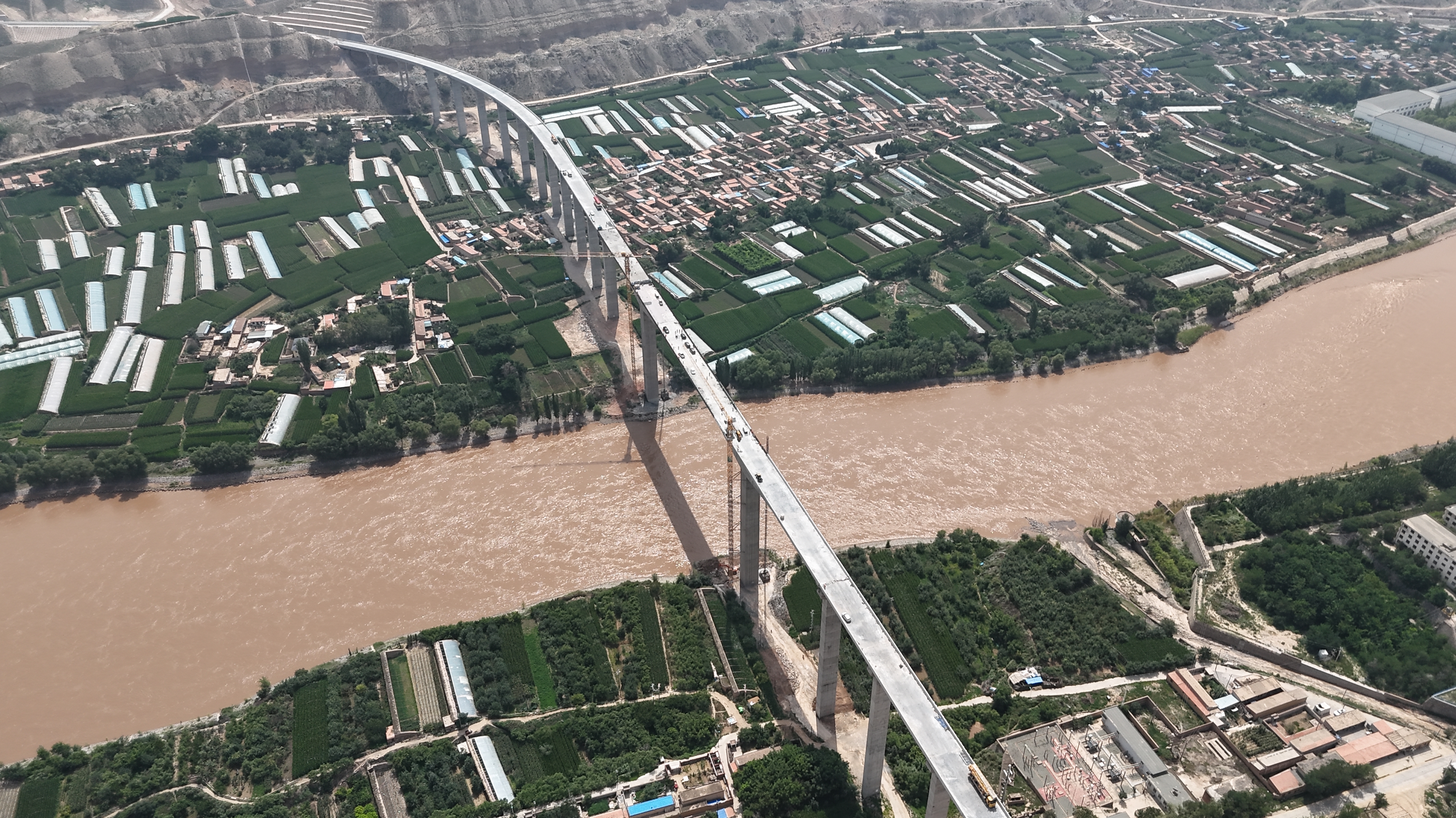 G30连霍高速什川互通连接线大峡黄河特大桥