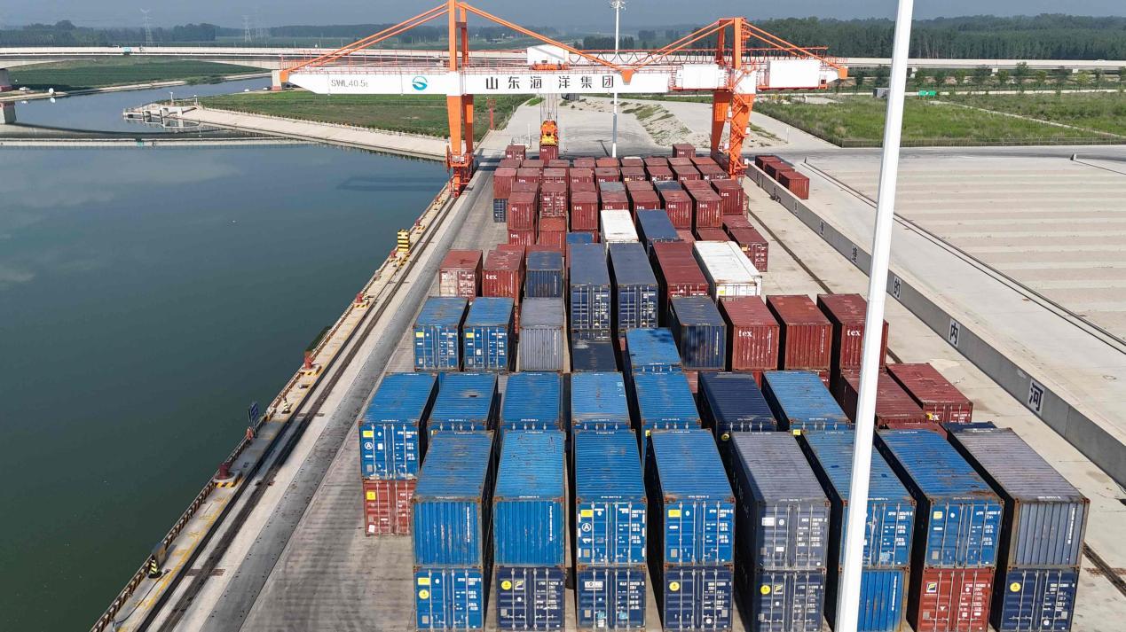 (山东海洋集团高青港一角 图源山东海洋集团官网)