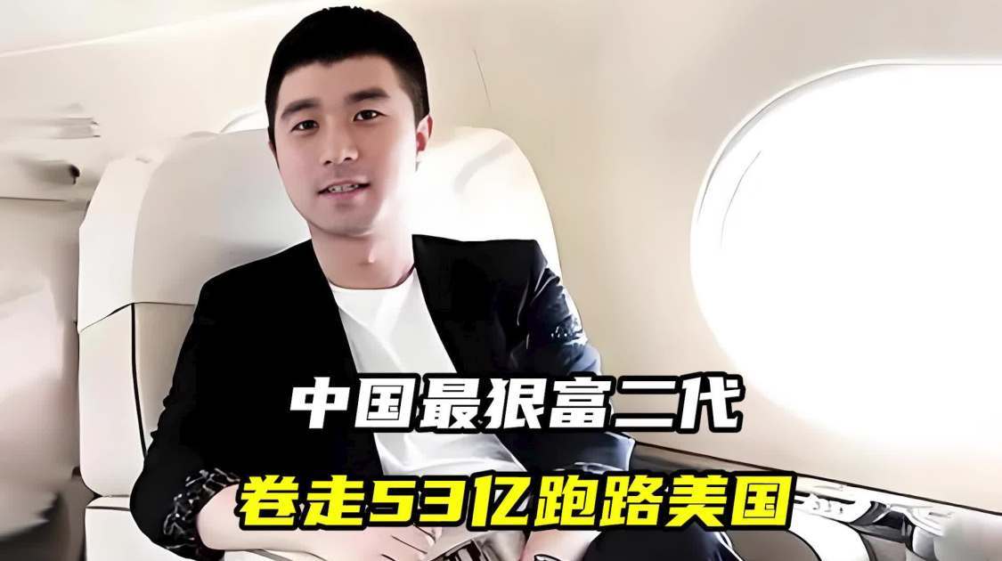 中国最狠富二代，卷走53亿跑路美国