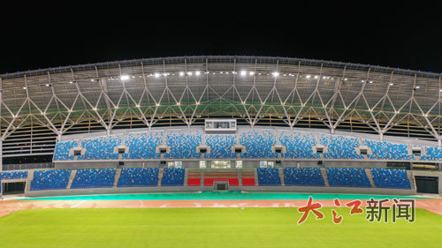 萍乡奥体中心(内景)。