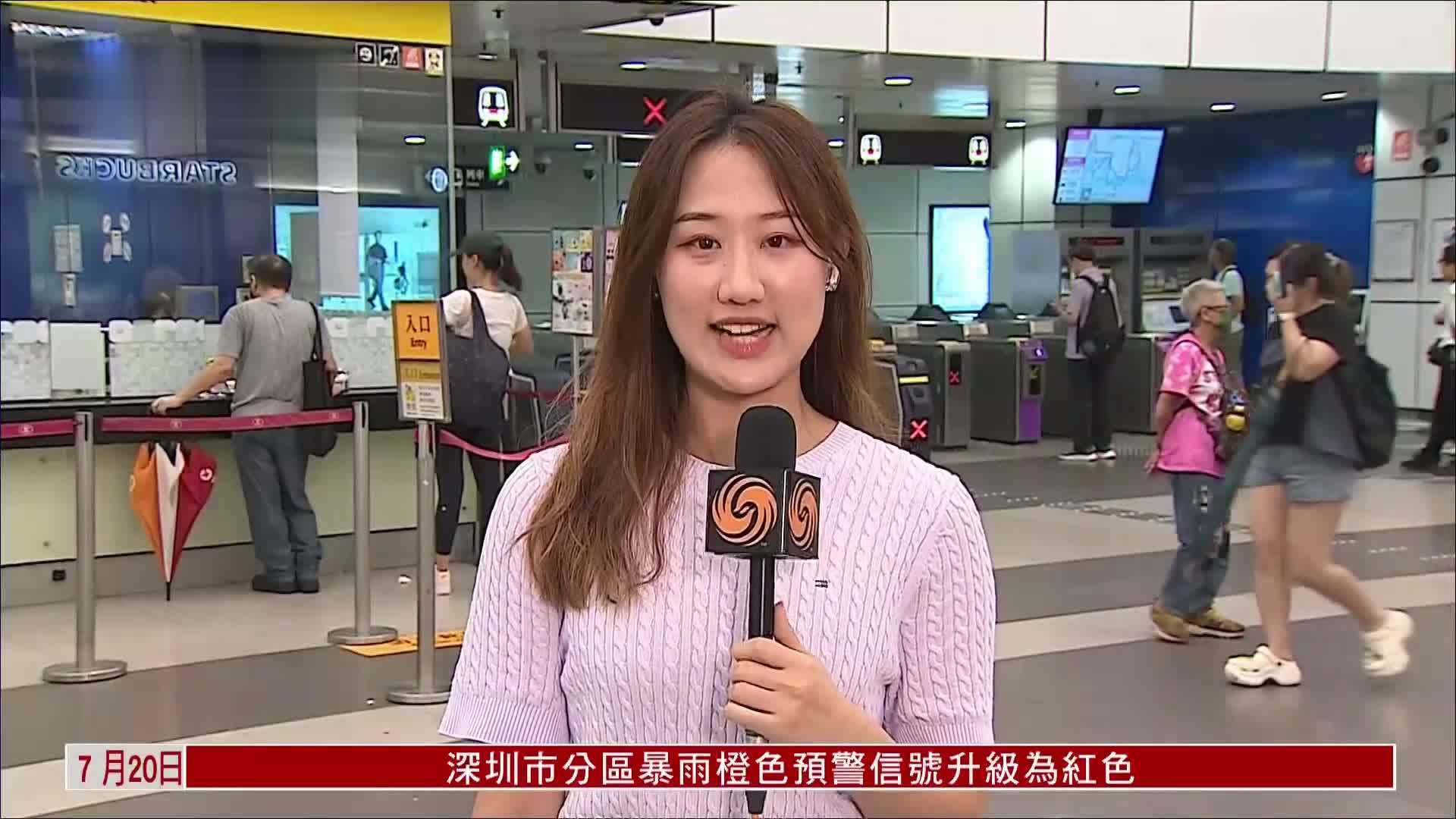 记者连线｜“韦帕”逐渐离港 港铁陆续恢复有限度服务
