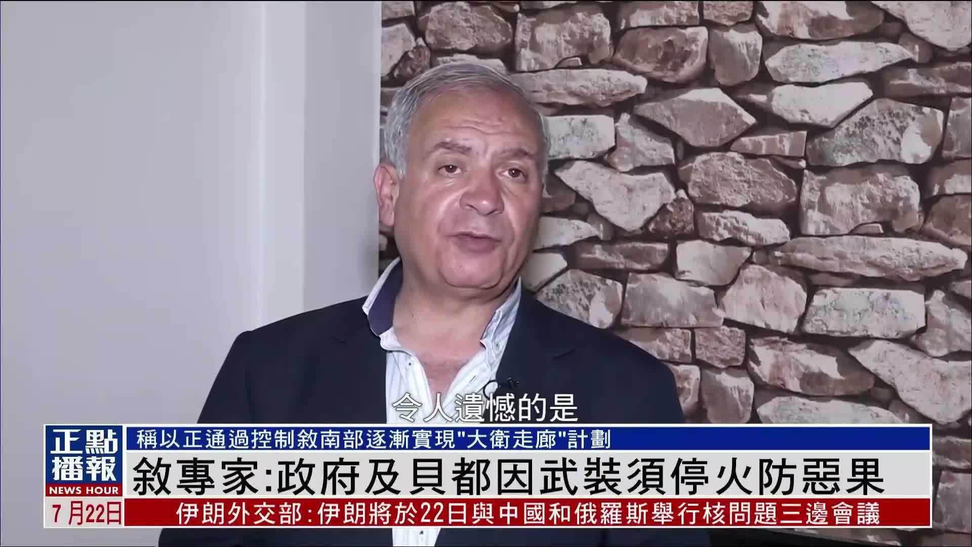 叙利亚专家：政府及贝都因武装须停火防恶果