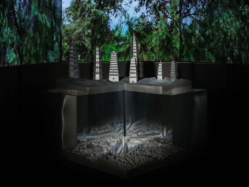 Funes,《登临送目》,2025年,AR影像、3D打印,多种尺寸。摄影:王可达 @Funes