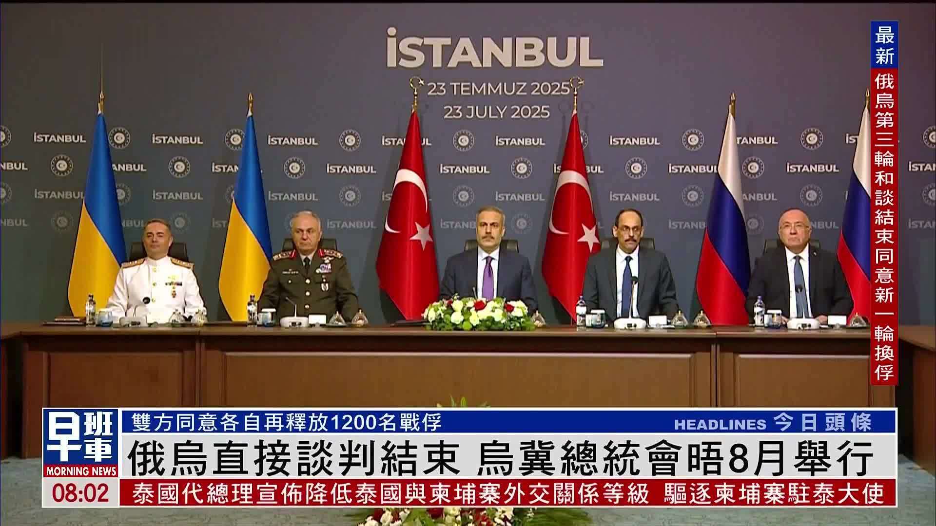 俄乌直接谈判结束 乌冀总统会晤8月举行