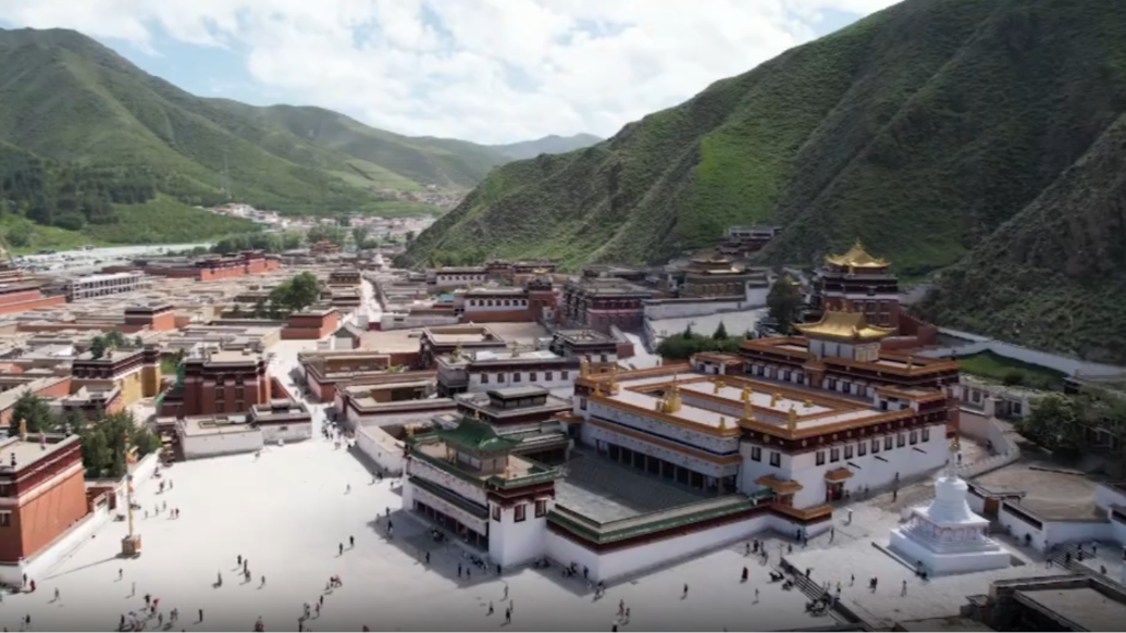 拉卜楞寺300年首次大规模修缮工程完成逾九成