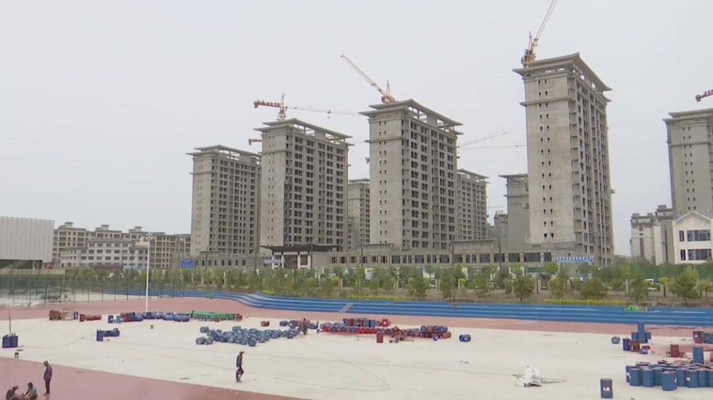 现场直击！肃州一学校建设项目进入收尾阶段