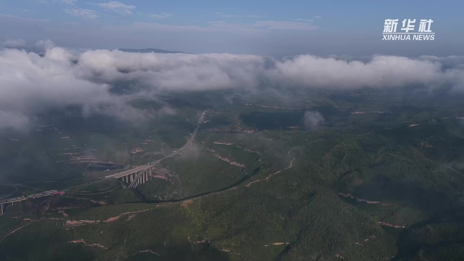 黄河晋陕峡谷云海美如画