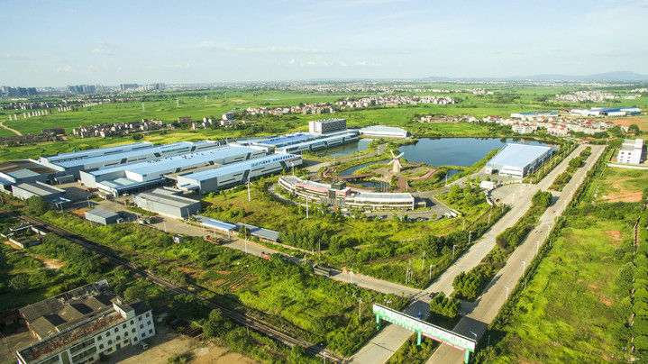 丰城市循环经济园区一角。