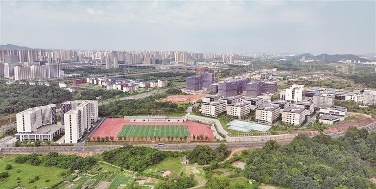 航拍上饶高铁经济试验区 戴越 摄