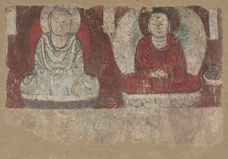 千佛，北魏，武威市天梯山石窟保护研究所藏。