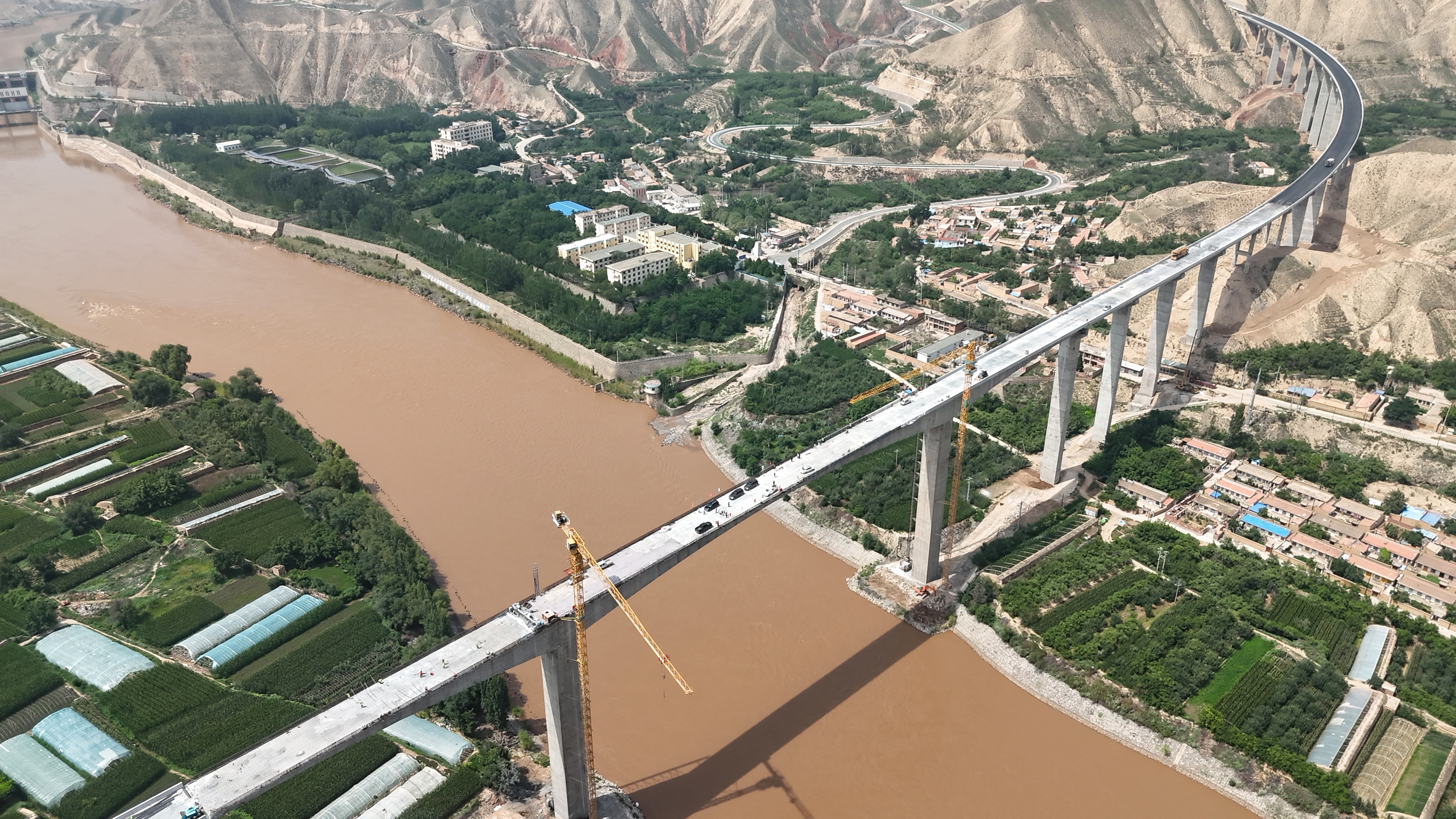 G30连霍高速什川互通连接线大峡黄河特大桥