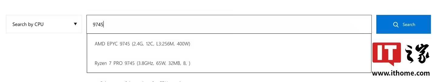 ▲ 涉及锐龙 7 PRO 9745 的查询结果