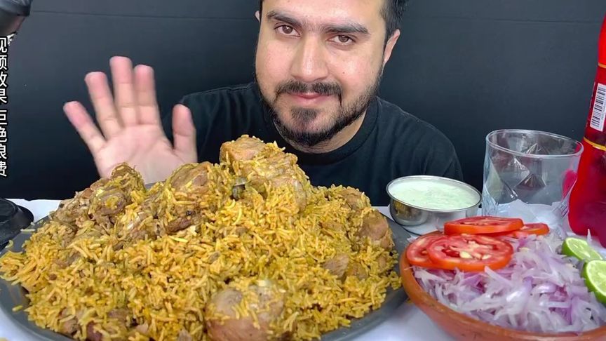 印度小哥沉浸式吃播，超辣咖喱羊肉手抓饭，你想试试吗？