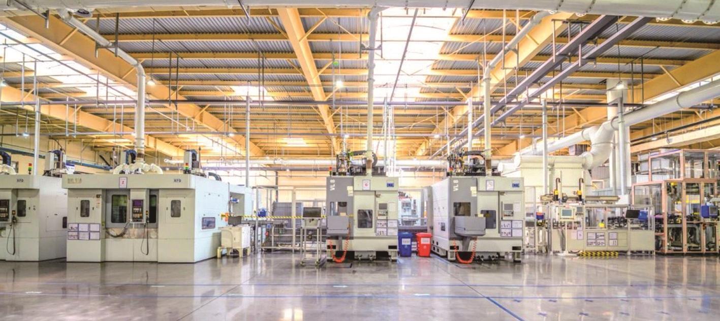 长春泰盟机械制造股份有限公司车间。