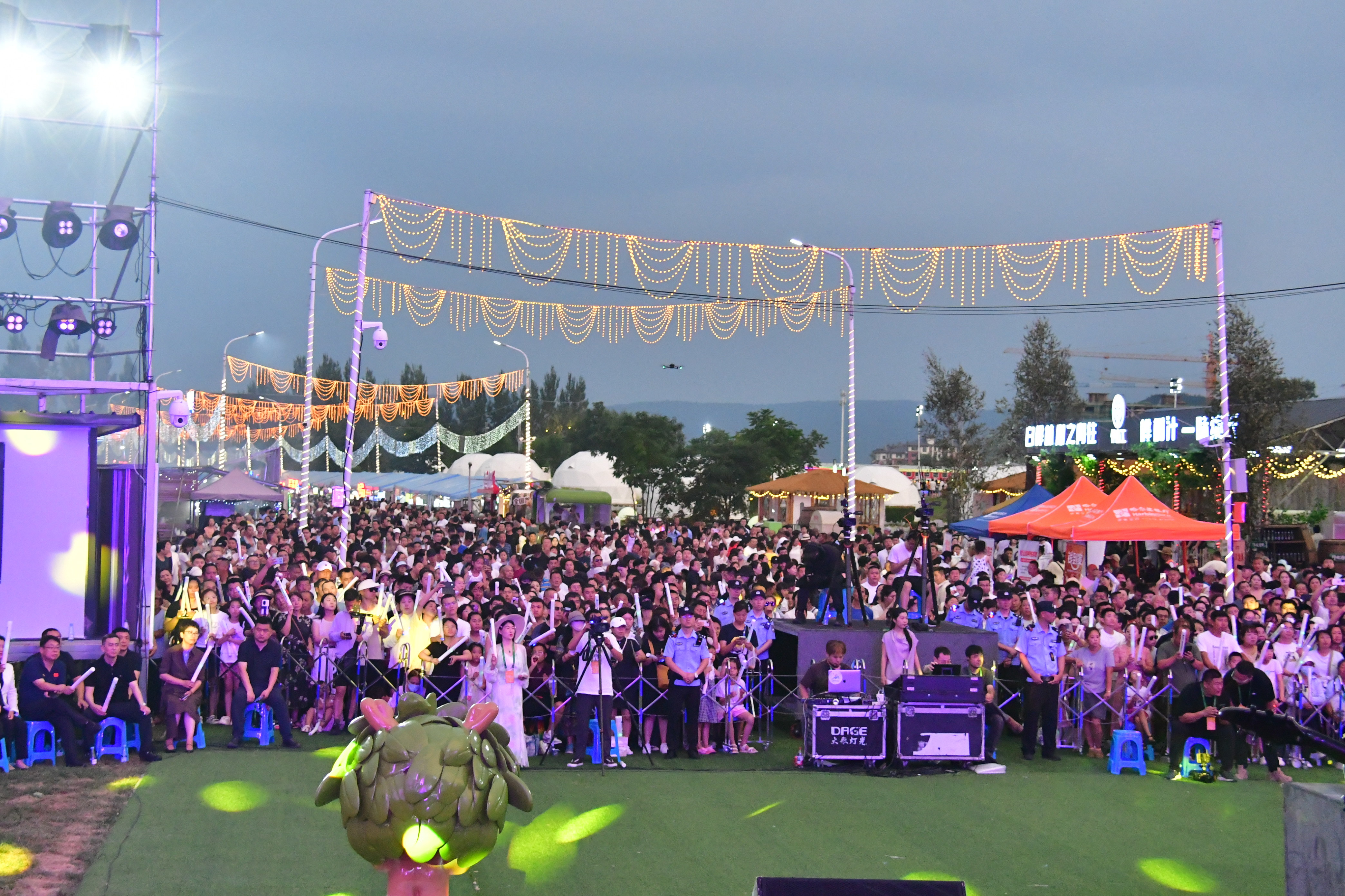 唱响小兴安岭腹地 干杯伊春绿海 ——第二届伊春桦树汁啤酒电音嘉年华盛大启幕 额尔古纳乐队燃爆开幕式