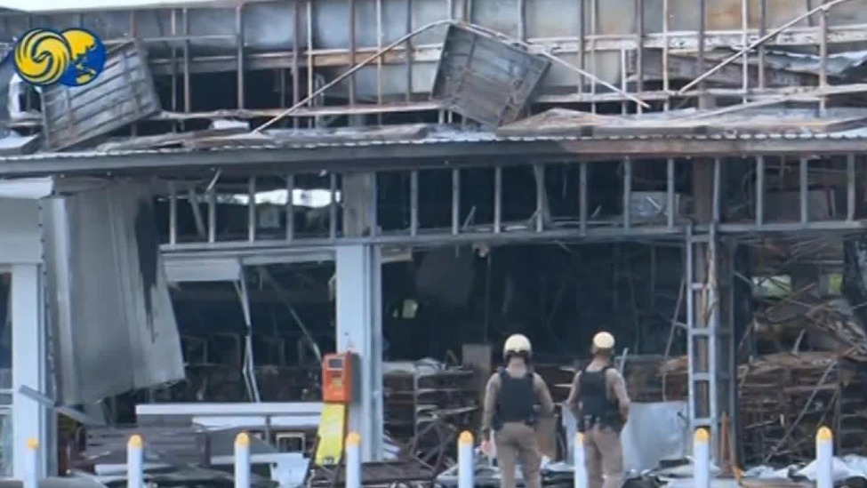 泰国陆军中将带队，组织媒体实地考察遇袭民用设施