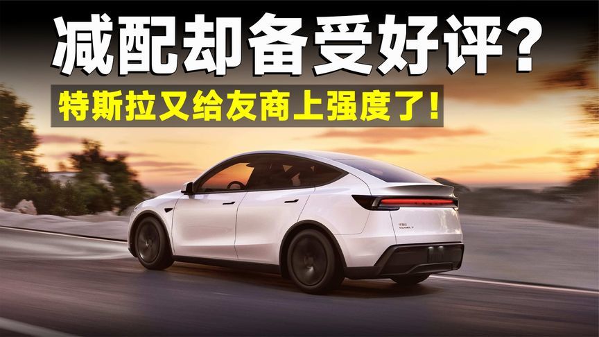 廉价版Model Y明明减配，怎么全网都在夸？