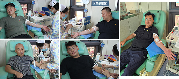 以热血传递爱心 徐州退役军人牵手学子参加献血活动