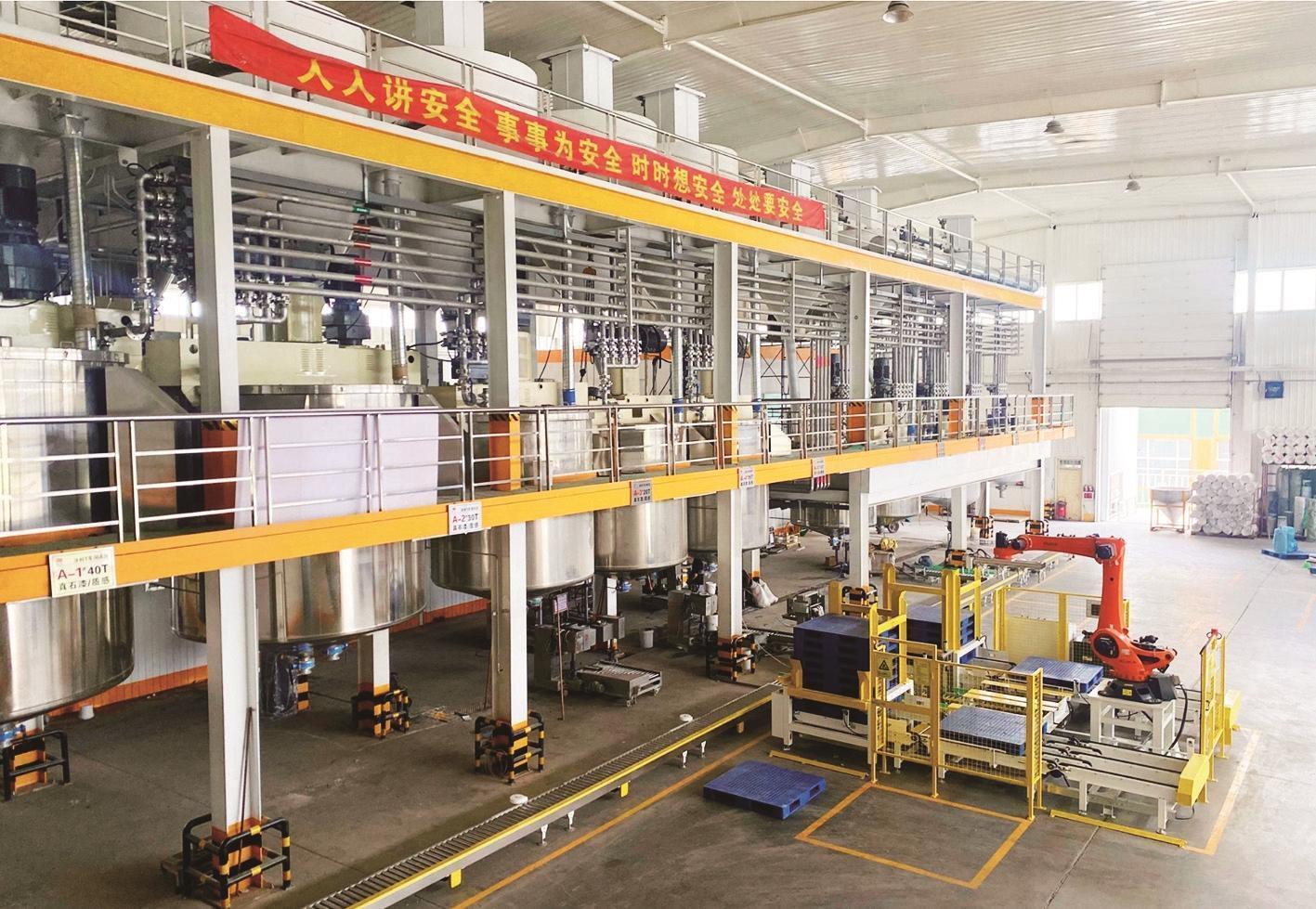 长春顺风新材料有限公司生产车间。