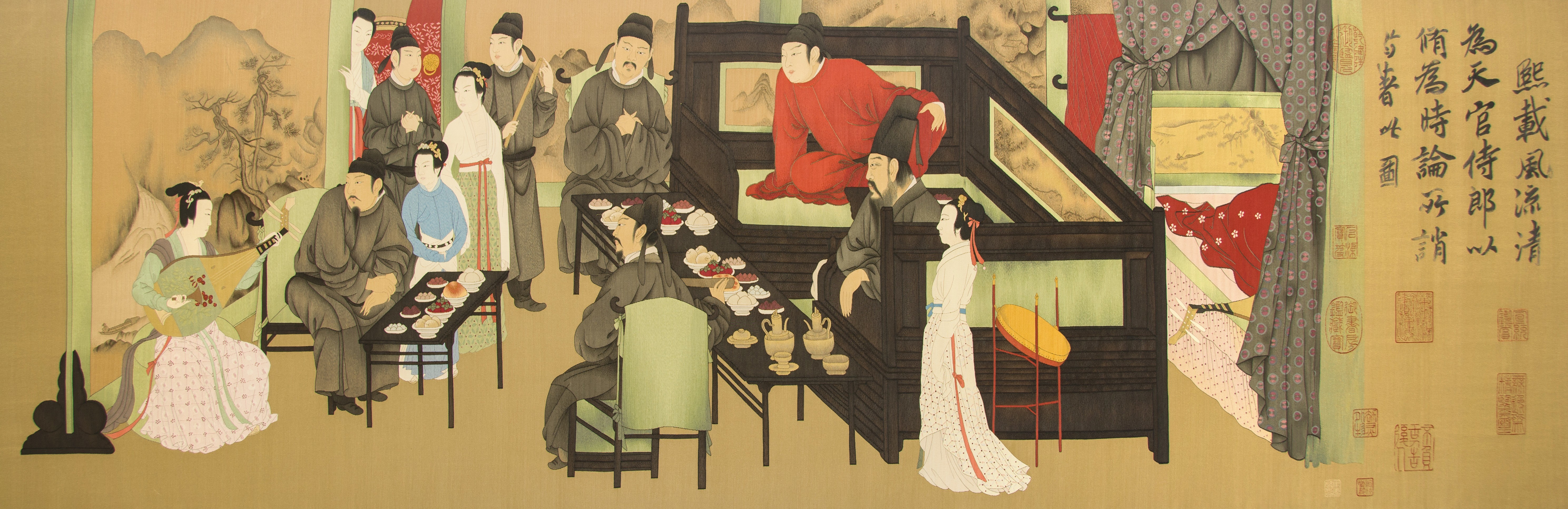 马惠娟缂丝版《韩熙载夜宴图》