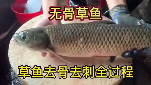 草鱼去骨神技！3分钟学会无刺吃鱼绝招