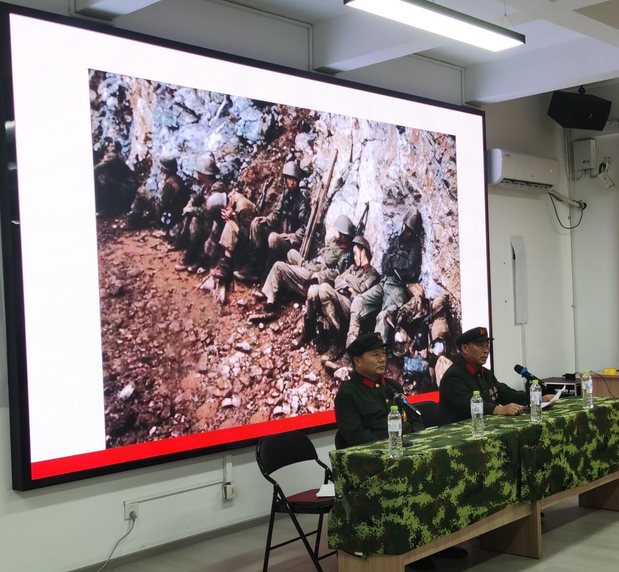 济北黄埔少年军校情系参战老兵开展行走的国防教育课