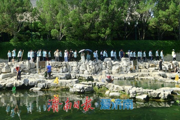 一年四季 泉在济南丨8连涨！黑虎泉水位达到今年最高值