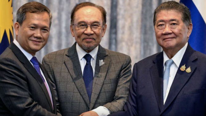 柬泰边境停火生效，将协调后续军事沟通