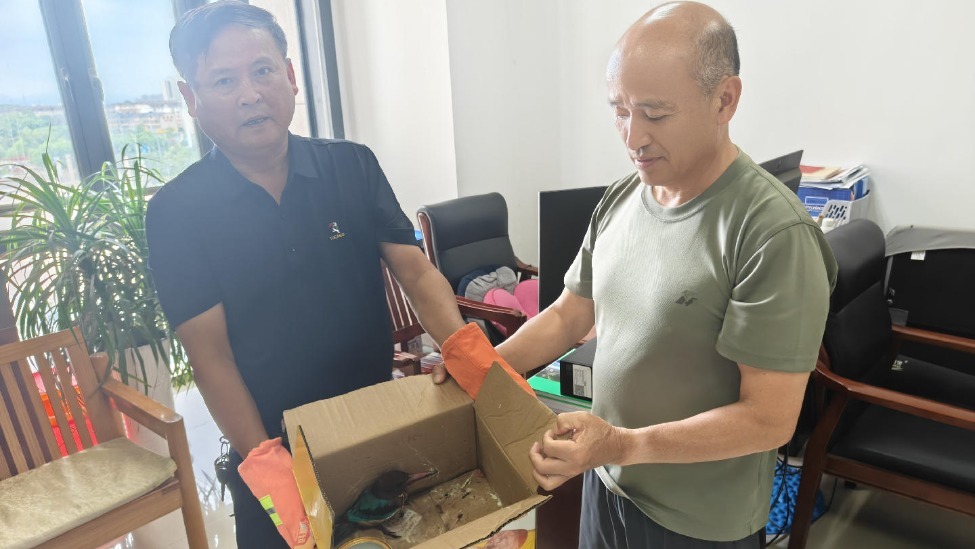 九江永修一村民暖心救助受伤白胸翡翠