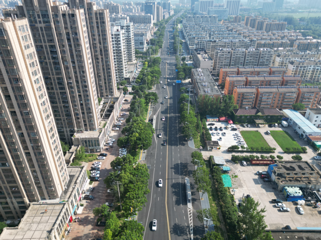 升级改造后的洪武大道