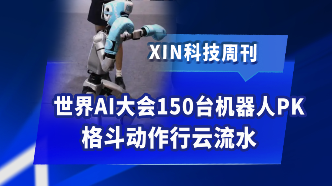 世界AI大会150台机器人PK，格斗动作行云流水
