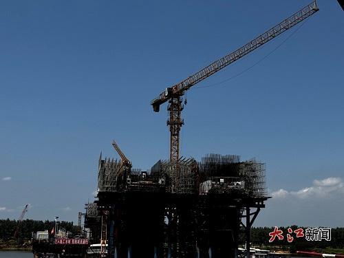 昌南大桥建设现场