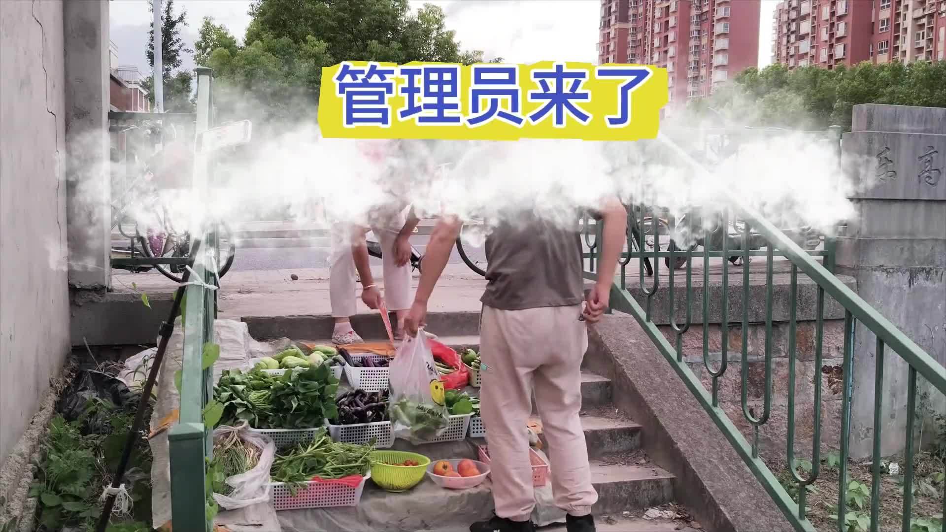 上海卖菜网红“阿青”摆摊被劝离：确实有侥幸心理，打算找个合规摊位