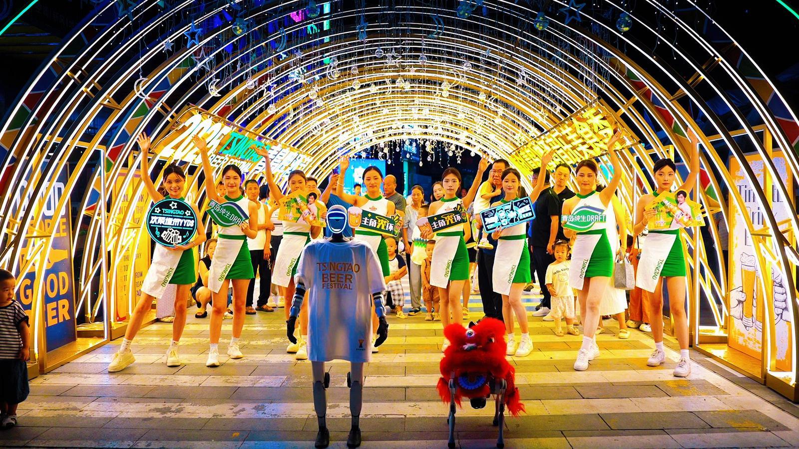 科技感十足的啤酒美食季