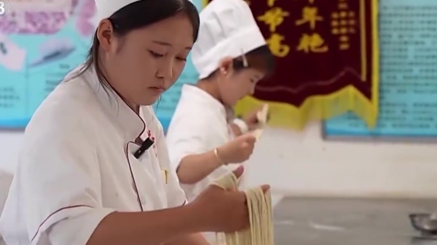 牛肉拉面制作师成新工种　海内外学徒兰州get技能