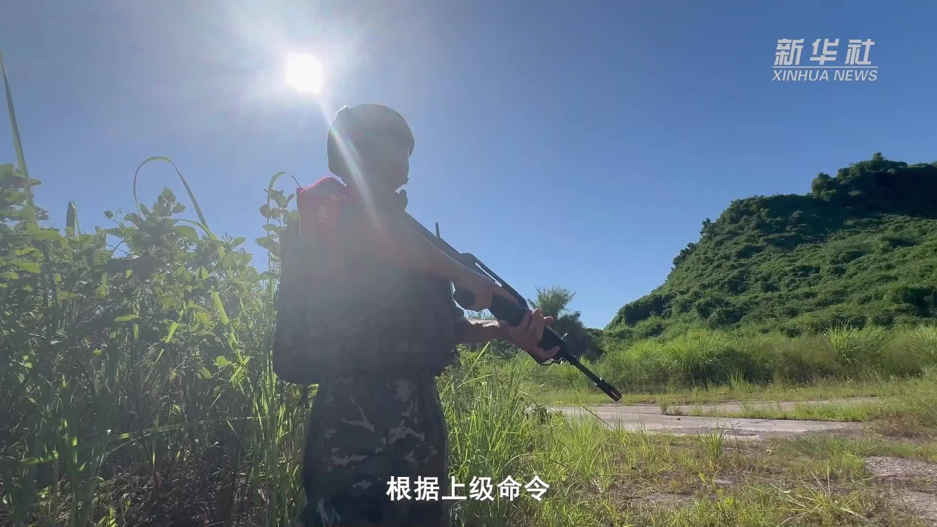 “沉浸式”体验高温下的搜剿捕歼战斗