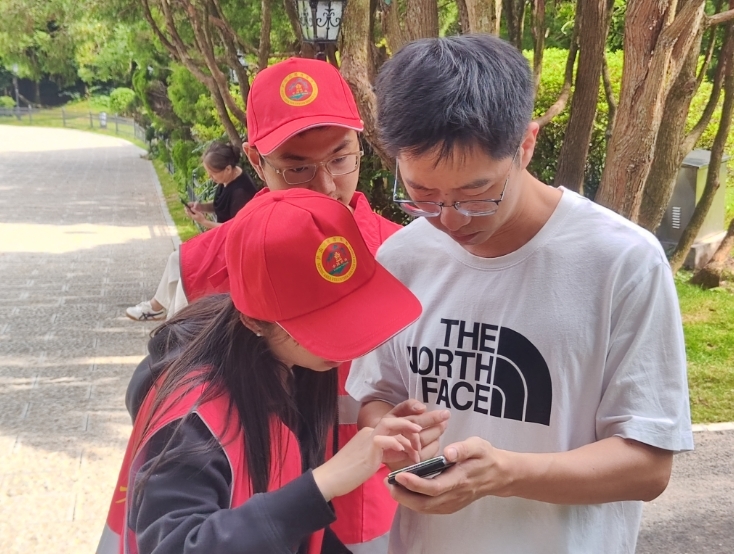 庐山景区联合党委“红蓝绿”行动 绘就文明旅游新图景