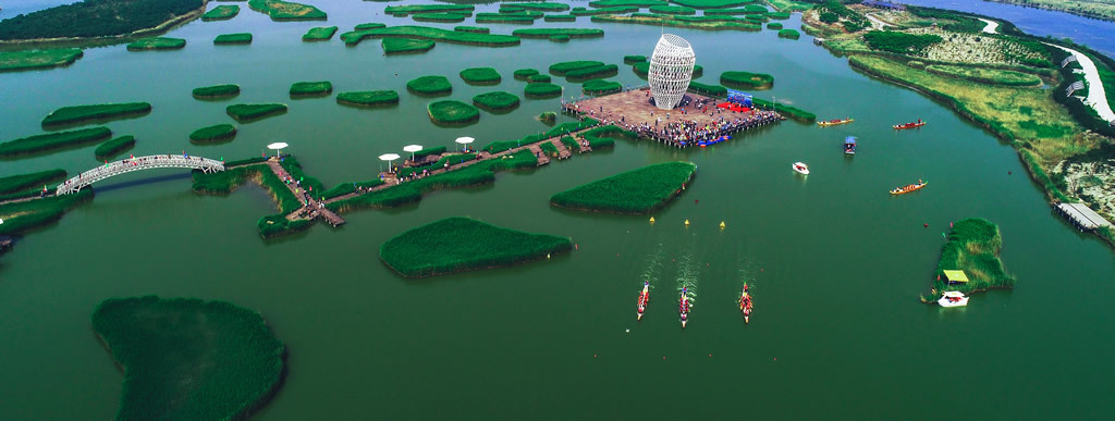 （寿光巨淀湖景区 图源寿光市文旅局）