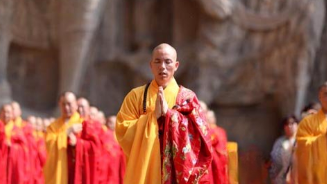 印乐法师任少林寺新住持：1982年剃度出家，具有较高的佛学造诣