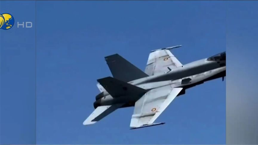 西班牙战机表演期间突飞向人群，西班牙空军：为躲鸟采取规避动作