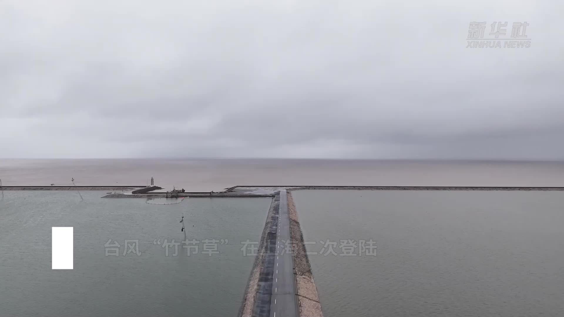 新华全媒+｜台风“竹节草”在上海二次登陆
