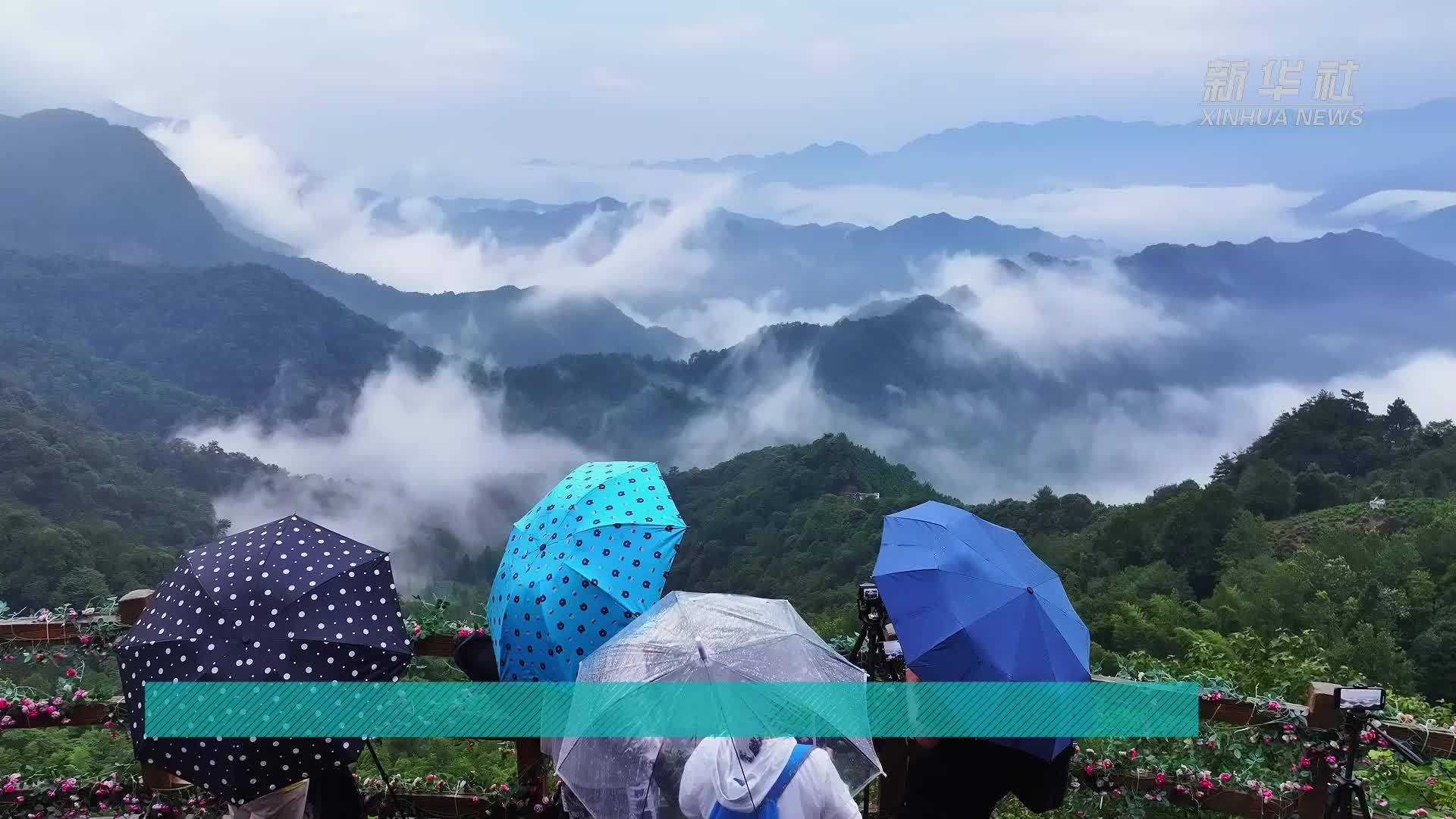 安徽石台：轻纱漫舞掩青嶂