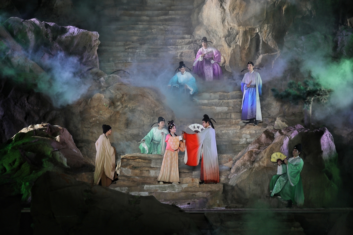 《中华泰山&middot;封禅大典》改版升级后的演出现场 陈阳摄