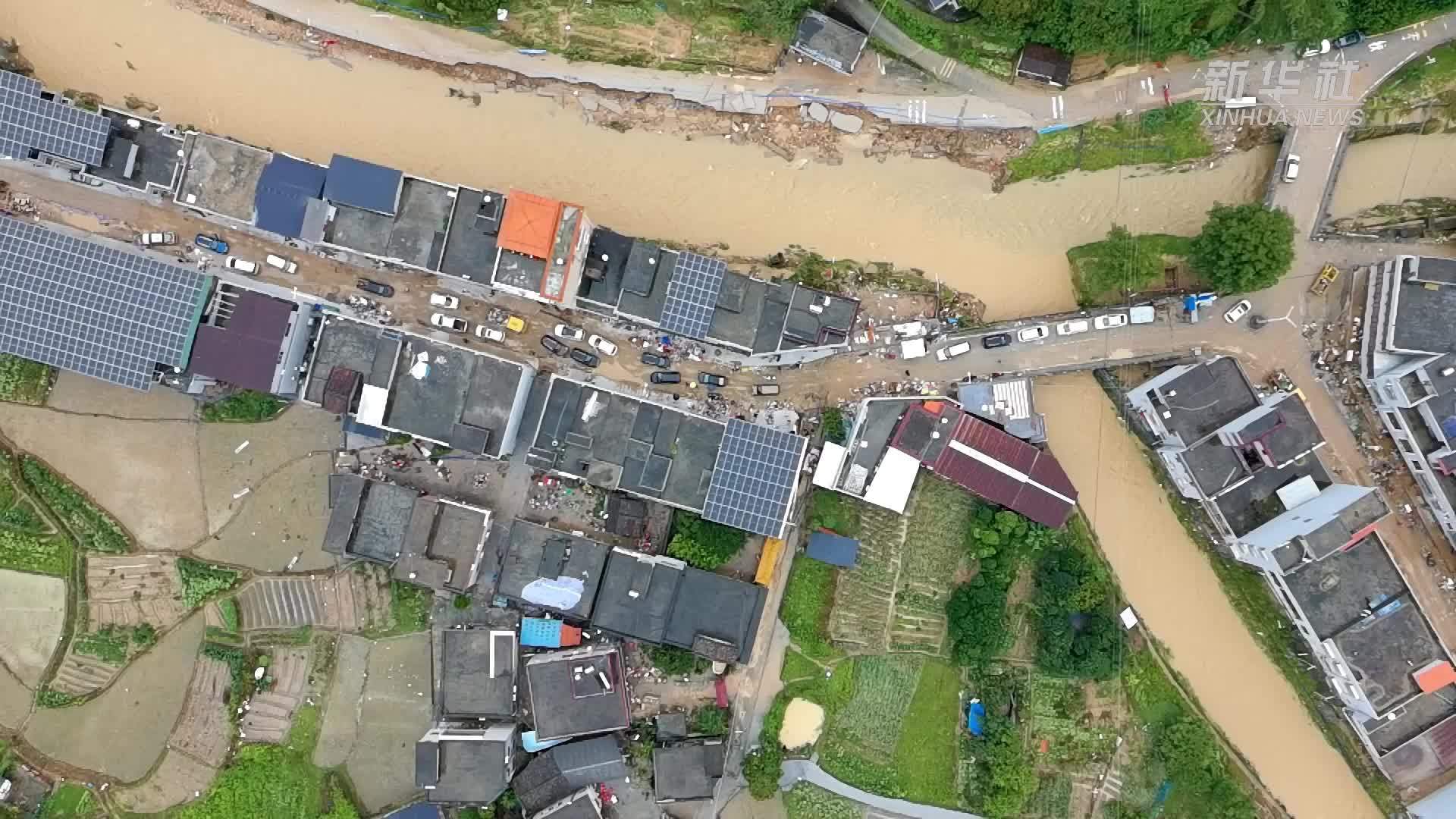 广东清远：记者实地探访遭受洪水袭击的村庄