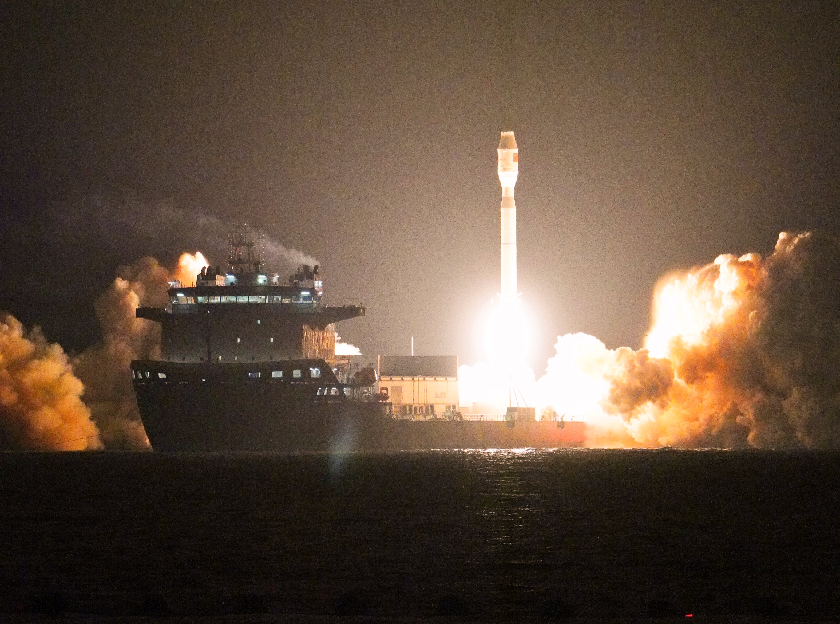 捷龙三号遥六运载火箭发射成功——海阳已成功保障超百颗卫星送入太空